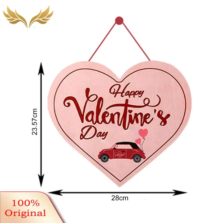 SuperRide%20Valentine%20Day%20Door%20Decoration%20Valentine's%20Day%20Door%20Sign%20Romantic%20Front%20Door%20Hanging%20Ornament%20with%20Red%20Heart%20Pattern%20Happy%20Valentine's%20Day%20Letter%20Printed%20Wall%20Wreath%20Decor%2014%20February%20Decoration%20Love%20-%20Image%204