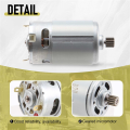 RS550 DC Motor 8.2mm 14 Teeth Gear Mini Motor. 