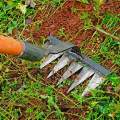 Gardening Tools Garden Rake Tilling Vegetable Plowing Planting Farm Hand Tool Garden Hoe Heavy Duty Rake for Soil Loosening Weeding Backyard. 