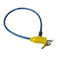 Universal Metal Cycling Safety Lock Anti-Theft Bicycle Lock With 2 Keys. 