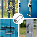 118mm Heavy Duty 5-Digit Combination Padlock Weatherproof Outdoor Security Code. 