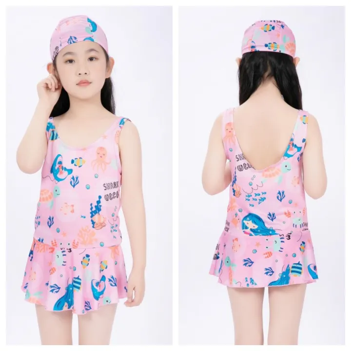Hooded%20New%20Children's%20Suit%20Swimming%20Suit%20One-Piece%20Baby%20Girl%20Swimsuit%20Student%20Swimming%20Trunks%20Children%20and%20Teens%20Hot%20Spring%20Bathing%20Suit%20-%20Image%204