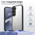 Infinix Hot 60 Pro Plus Frosted Shockproof Phone Case 3 in 1 Infinix Hot 60 Pro 60i 60 Pro+ Clear Protective Cover with Tempered Glass Screen Protector and Lens Film. 