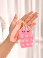 Rainbow Pop It Fidget Kids Toy Shoulder Bag Hit Push Bubble Stress Relief Toy Girls Backpack. 