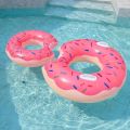 Inflatable Donut Pool Float Cartoon Swim Ring for Adult Kids Swimming Circle Air Mattress Pool Toys for Summer Party Beach. 
