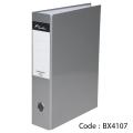 Box File 75mm  Laminated F4 - Silver. 