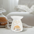 Ceramic Candle Holder Wax Melt Oil Burner Diffuser Fragrance Tray Aromatherapy Furnace Candlestick Home Decoration. 