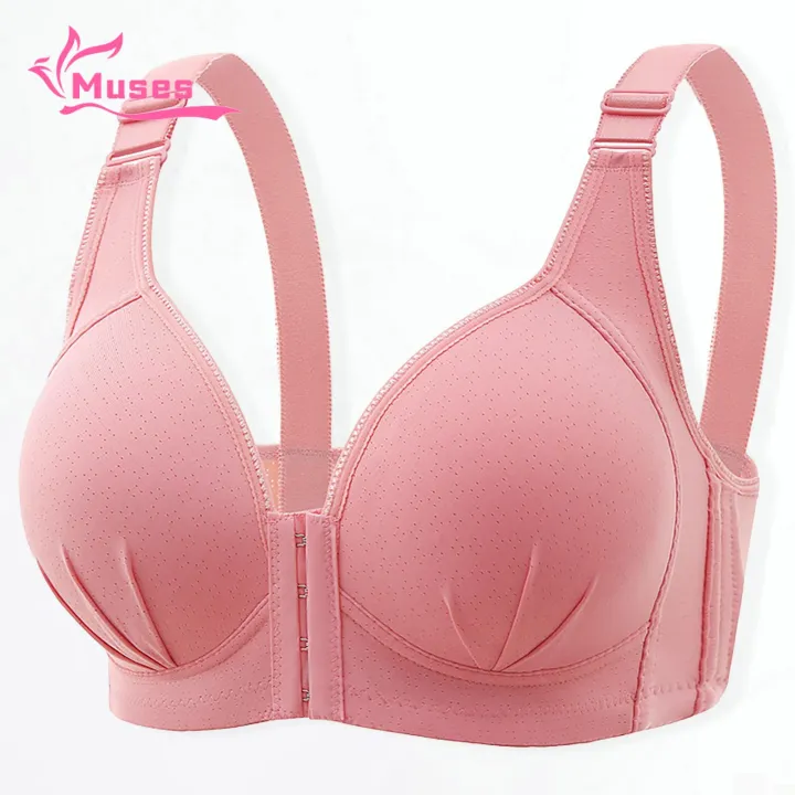 Muses%20Mall%20Non-wired%20Push-up%20Bra%20Comfortable%20Front%20Closure%20Push%20Up%20Bra%20for%20Women%20Soft%20Breathable%20Adjustable%20Straps%20No%20Wire%20Padded%20Solid%20Color%20Lady%20Bra%20Ideal%20for%20Southeast%20Asian%20Buyers%20Adjustable%20Shoulder%20Strap%20-%20Image%208