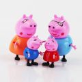 Peppa pig friend Action Figure Pelucia Anime Toys Boy girl gift set. 