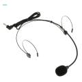 3X 3.5mm Right Angle Telescopic & Foldable Head-mounted Headset Microphone. 
