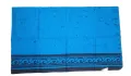 Batik Sarong Lungi for Men - Blue -(Navy Blue) Colour Cotton Sarong Bathik Sarong   Pre-Stitched Handmade EthnicWear. 