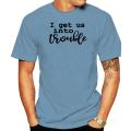 New Funny Best Friend T-Shirt I get us into trouble/I get us out of trouble shirts Matching Shirts Troublemaker Shirts. 