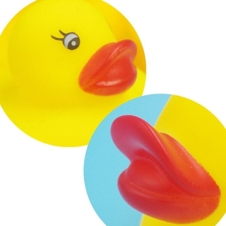 4Pcs%20Cute%20Rubber%20Duck%20Family%20Set%20for%20Baby%20Shower%20Squeak%20Swimming%20Fun%20Kids%20Floating%20Bath%20Duck%20Toys%20-%20Image%207
