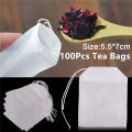 100X Tea Bags Food grade Empty Scented Tea Bags Infuser Seal Filter Paper. 