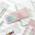 RHS Online 200 Sheets 10 Colors Morandi Combination PET Sticky Notes Set Memo Pad Lable Sticker Bookmarks Notepad Sticky Index. 