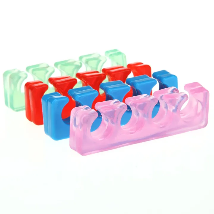Monja 2 Pcs/set Nail Art Toe Separators Finger Foot Sponge Soft Gel UV Tools  3D DIY Design Easy PaintingSalon Polish Manicure Pedicure Nail Art Tools Manicure Tool
