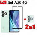 For Itel A50 A 50 A5 0 Privacy Tempered Glass for itel A05S A60 A60S A70 RS4 S24 S23 P55+ P40 Ceramic Frosted Soft Film and Lens Film. 