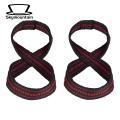 Powerlifting Wrist Wraps Anti-slip Figure 8 Lifting Straps for Men Women Improve Grip for Weightlifting Powerlifting Strength Training at Home Gym Weight Lifting Straps. 