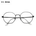 OQ BOGA 4 Colors Unisex Metal Full Rim Fashion Glasses Women Men Outdoor Decorate Eye Protection Octagon Frame Eyewear. 