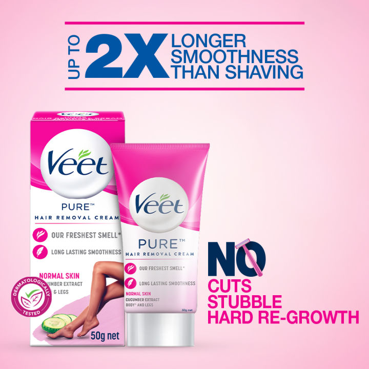 Veet%20Hair%20Removal%20Cream%2050gm%20Normal%20Skin%20for%20Body%20&%20Legs,%20Get%20Salon-like%20Silky%20Smooth%20Skin%20and%20Better%20Fragrance%C2%A0%20-%20Image%205