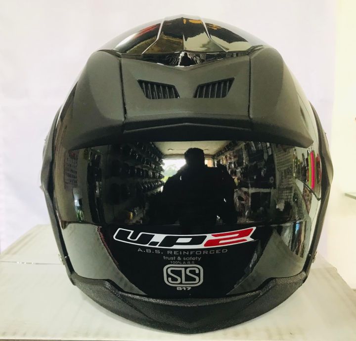 UP%202%20Alien%20Black%20Motor%20Bike%20Helmet%20SLS%20Certified%20-%20Image%202