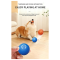 Automatic Rolling Ball Cat Toy Smart Interactive Dog Toys Balls Rechargeable Pet Enrichment Toys Bite Resistant Orange. 