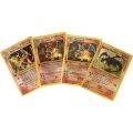 Pokemon Basic Set 1996 Year English Cards Pikachu DIY Game Pokemon Shining Charizard Game Collection Cards Gift Toys. 