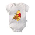 Winnie The Pooh Disney Bear Baby Bodysuit Newborn Short Sleeve Romper Toddler Boys Girls Jumpsuit Clothes Body Ropa Baby OnesiesBasketball. 
