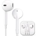 5G Wired Earphones 3.5mm Jack In Ear Earbuds Stereo Bass Sound Earphone White Color Headset With Microphone handfree. 