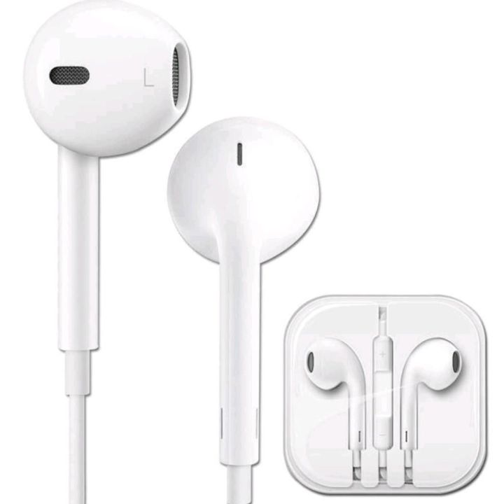 5G Wired Earphones 3.5mm Jack In Ear Earbuds Stereo Bass Sound Earphone White Color Headset With Microphone handfree