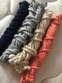 ST 1P'cs Double Twisted Macrame Cord 3mm, Soft Unstained Cotton Rope DIY Craft Cotton Cord for Plant Hangers Knitting, Wall Hangers, Decorative Projects (1 PCs - 10 yards). 