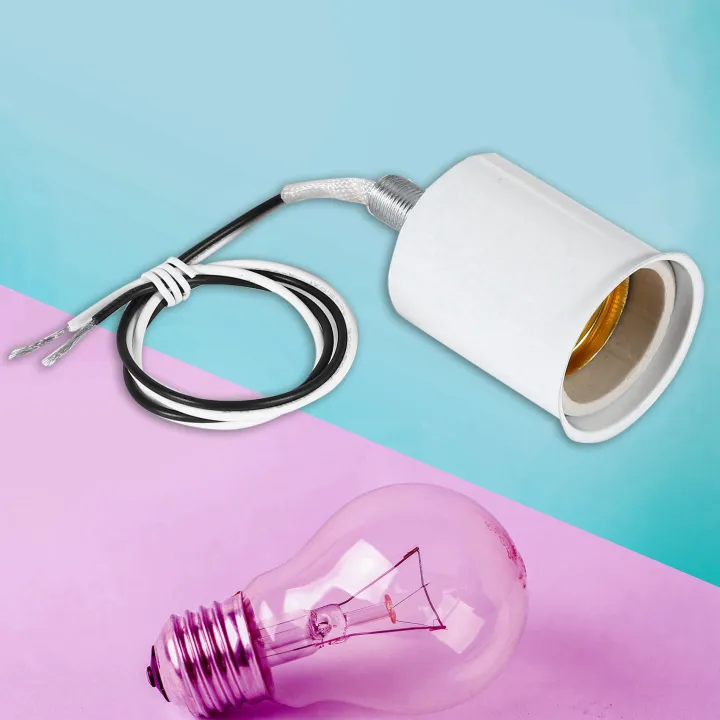 4X%20E27%20Ceramic%20Screw%20Base%20Round%20LED%20Light%20Bulb%20Lamp%20Socket%20Holder%20Adapter%20Metal%20Lamp%20Holder%20with%20Wire%20White%20-%20Image%204