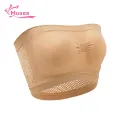 Muses Mall Women Crop Top Solid Color Anti Exposure Crop Top Bra. 