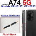 Power Button + Volume Side Button For OPPO A53 A53S A54 A54s A74 4G/5G Up Down Volume Power Side Keys Flex Cable Parts. 