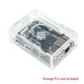 Orange Pi PC Plus Acrylic Case Transparent Plastic Clear Box Optional Heatsinks Fan Protect Enclosure For Orange Pi PC Plus. 