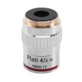 Plan Achromatic Objective Lens 4X Biological Metallurgical Microscope. 