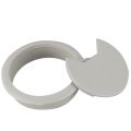 4 Pcs Drill Hole Home Computer Desk Cable Cord Grommets with Mini USB Computer Cleaner Vacuum Cleaner Keyboard Brush. 