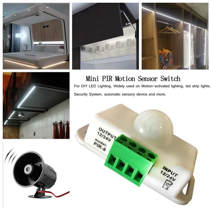 PIR%20Infrared%20Motion%20Sensor%20Detector,%20DC%2012V-24V%20Strip%20Light%20Motion%20Sensor%20Switch,%20for%20Cupboard%20Cabinet%20Stairs%20Kitchen%20-%20Image%203