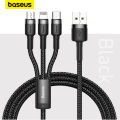 Baseus 3 In 1 USB Cable Multi Charging Cable. 