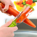 Multifunctional Peeling Storage Tube Fruit Vegetable Peeler Supplies Household Kitchen Tools. 