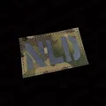 NLD Netherlands Flag Infrared Reflective IR Patch Badge Holland DSI PRAEPARATUS ESTO Emblem Dutch Tactical Armband. 