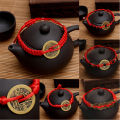 Chinese Traditional Feng Shui Red String Bracelet Wealth Lucky Copper Coins Charm Pendant. 