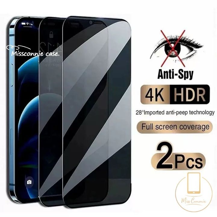 Anti-Spy Privacy Tempered Glass For Redmi 14C 13 9 10 10A 9C 13C A1 A3 12C 12 9A 9T Note 14 11S 9S 9 13 12 11 10 12s 10 Pro Max POCO C55 X3 NFC M5 M3 Mi 11 12 Screen Protector