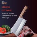 5mm Thickened Stainless Steel Cleaver Knife Kitchen Solid Wood Handle Chef Sharp Bone Powerful Cleaver Chopper Butcher Knife. 