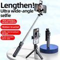 S03 Monopod Wireless Bluetooth 4.0 Mini Selfie Stick With Beauty LED Light Desktop Stand Portable Stretchable Anti-Shake Stabilizer Adjust 360 Rotating Phone Holder Self-Timer Foldable Camera Tripod For Smartphones Cameras ZPG-020 PremiumTec. 