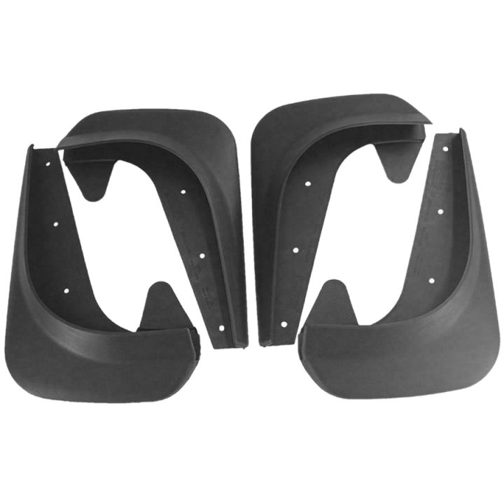 4 Mud Flaps / Splash Guards For Toyota Highlander 2009-2011 – Black, Front & Rear Set