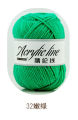 64Colors 50g/ball White DIY Acrylic Yarn Wool Warm Baby Yarn for Knitting Children Hand Knitted Yarn Knit Blanket Crochet Yarn. 