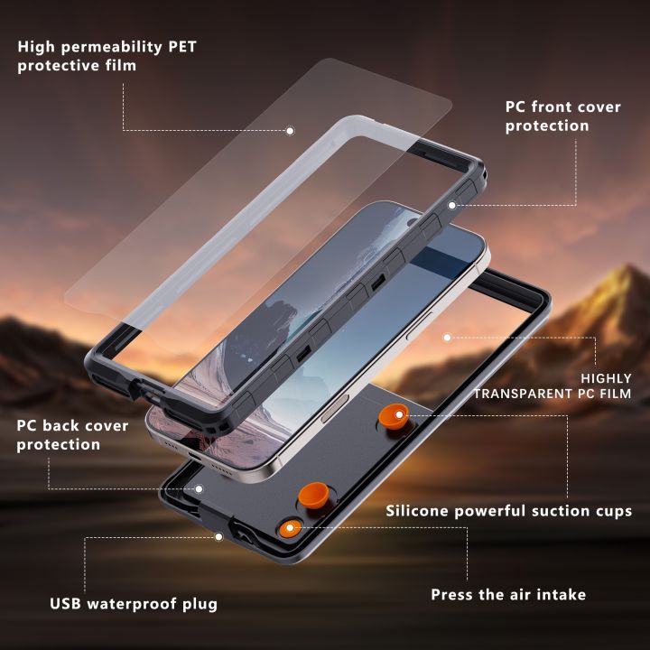 Bargain%20price%20Shellbox%20Waterproof%20Phone%20Case%20for%206.9'%20Devices%20Transparent%20Universal%20Touch%20Screen%20Underwater%20Dust%20And%20Drop%20Protection%20IP68%20New%20-%20Image%206