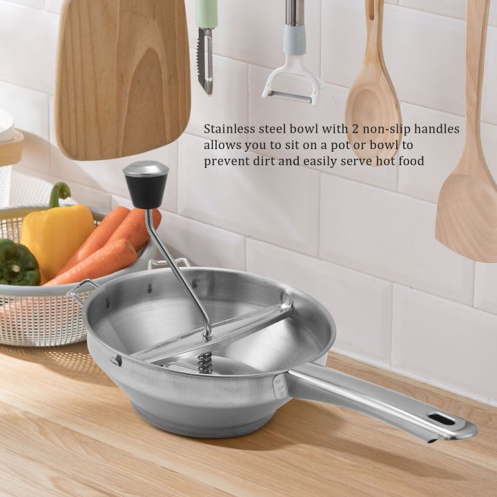 Stainless%20Steel%20Rotary%20Food%20Mill%20Great%20for%20Making%20Puree%20or%20Soups%20of%20Vegetables%20Tomatoes%20Creative%20Home%20Kitchen%20Tools%20-%20Image%208