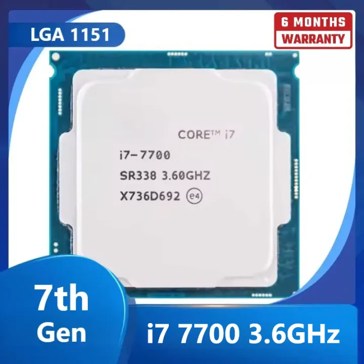 INTEL® CORE™ I7-7700 3.60GHZ 7TH GEN USED PROCESSOR | Daraz.lk